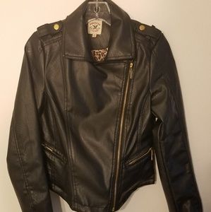 American Culture Faux Leather Motorcyle jacket